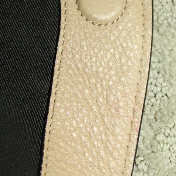 Marc Jacobs Beige Neutral Pebbled Leather Shoulder Bag - EUC! - Picture 10 of 11